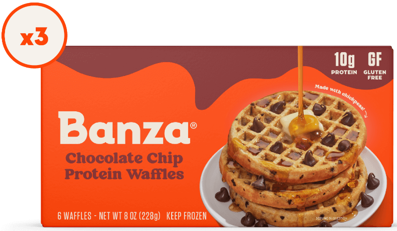 Chocolate Chip Protein Waffles