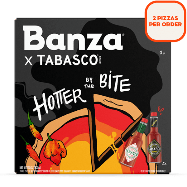 Banza x TABASCO® Hotter by the Bite Pizza